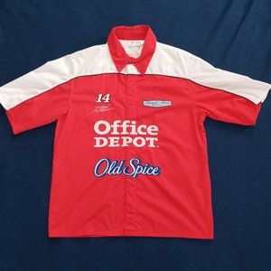 Tony Stewart short sleeve button up shirt